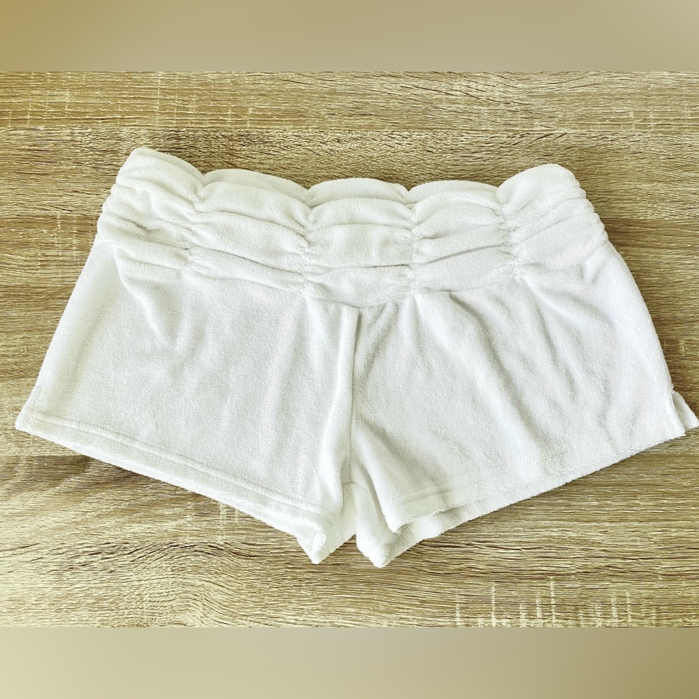 Victoria’s Secret White Terry Shorts